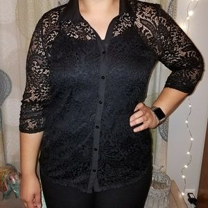 Maurices Lace Shirt